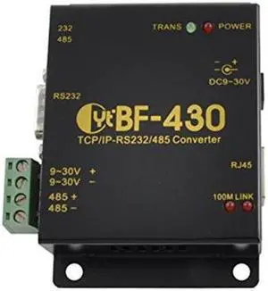 Industrial Serial RS232 Ethernet & RS485 Converter - BF-430