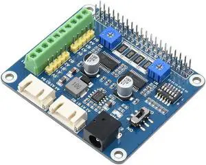 Coolwell HRB8825 Stepper Motor HAT Compatible Raspberry Pi Series Board/Jetson Nano, Drives Two Stepper Motors, 6 Available Microstepping Modes