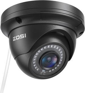 ZOSI 5MP 3K Add-on Security Dome POE Camera, 2880 x 1620 Indoor Outdoor IP Camera, 80ft Night Vision, 3.6mm Lens, 95degView Angle, IP66 Weatherproof (Only Work with Our PoE NVR)