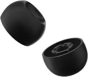 DIVINUS Velvet Wide Bore Silicone Eartips for 4-6mm Nozzle, Replaceable IEM Earbud Tips with Enhanced Sound Quality and Comfort (ML(3 Pairs))