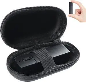 Wireless Mouse Rechargeable,Dual-Mode Silent Bluetooth Mouse for Laptop Mini Finger Mouse(BT 5.1+2.4Ghz) Computer Mouse with Mouse Case, Portable Ergonomic PC Mouse Compatible with MacBook Chromebook