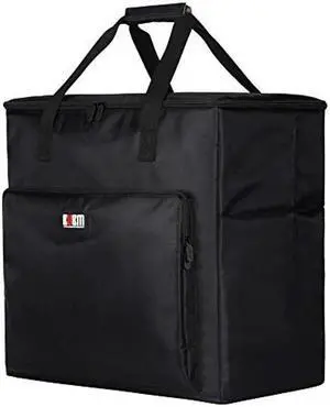 Buwico Desktop PC Computer Travel Storage Carrying Case Bag for Computer Main Processor Case, Monitor, Keyboard and Accessories