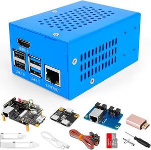 Remote Control Server for Raspberry Pi 4B - Open Source Remote Management Solution with ATX Control, HDMI Capture, PoE, OLED Display & Metal Enclosure