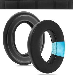 Earpads with Headband for Sennheiser HD650/HD600/HD660S/HD545/HD525/HD535 Headphones, Ear Pads Cushions Also Fit for Massdrop X HD6XX/HD58X and HD580/HD565 Jubilee Headphones