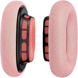 Replacement Earpads Ear Pads Protein PU Leather Ear Cushion Compatible with Apple AirPods Max Headphones (Pink)