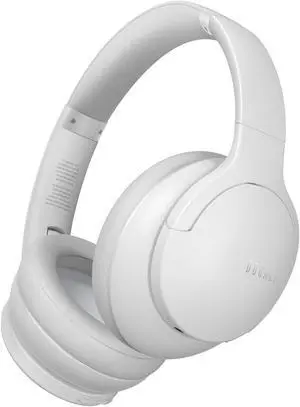 DOQAUS UPGRADED Wireless Headphones Over Ear, 90H Playtime Bluetooth 5.3 Wireless Headphones with 3EQ Modes, Built-in HD Mic, HiFi Stereo Sound, Deep Bass, Memory Foam Ear Cups (Light Gray)