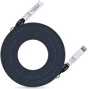 10G SFP+ Twinax Cable, Direct Attach Copper(DAC) Passive Cable, 5m (16.4ft), for Cisco SFP-H10GB-CU5M, Meraki, Ubiquiti, UniFi UC-DAC-SFP+, Mikrotik, Intel, Fortinet, Netgear, D-Link and More