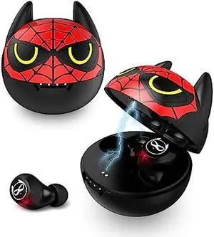 Wireless Bluetooth Earbuds for Kids Audifonos Inalambricos Headphones Touch Control with Funny Cartoon Charging Case Waterproof Stereo Earphones in-Ear Headset as Gift for Work