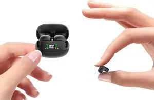 Loluka Invisible Earbuds Wireless Bluetooth, Discreet Smallest Hidden Tiny Bluetooth Mini Micro Earbuds for Work, Invisible Sleep Wireless Earphone Waterproof Headphones for Small Ears Canals Buds