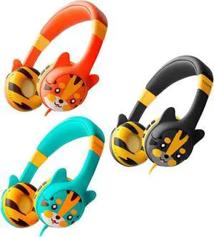 Kidrox Save Up to 19% on Toddler Headphones for 2-7 Years Old - Kids Headphones Wired for Boys & Girls Bundle