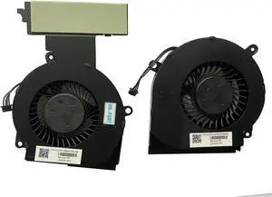 HK-PART Replacement Fan for HP Omen 15-DC Cpu Gpu Cooling Fan Set L30203-001 L30204-001