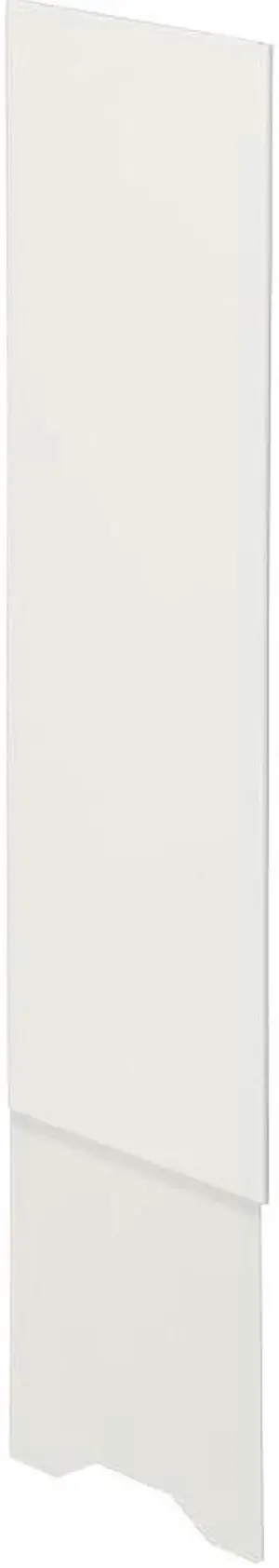 Sliding Back Panel for V2 CASTER High Type | Accessory to Conceal Cords & Cables from Behind | Satin White