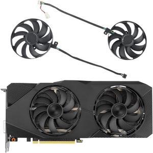 inRobert T129215SU 87mm RTX2060S RTX2070S RTX2080S Graphics Card Fan for ASUS Dual RTX 2060 2070 2080 SUPER EVO GPU (Fan-AB)
