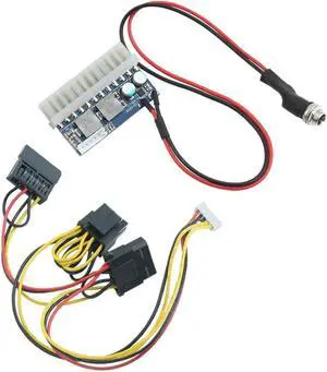 OCESTORE DC 12V 160W 24Pin for ATX Switch Pico PSU Car Auto Mini ITX High Power Supply Module ATX Power Switch Cable.