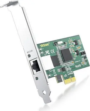 ipolex 1.25G Gigabit Ethernet PCI Express Network Card(NIC), with Intel 82573 Controller, Single RJ-45 Port, Support Windows Server/Freebsd/VMware/SLSE