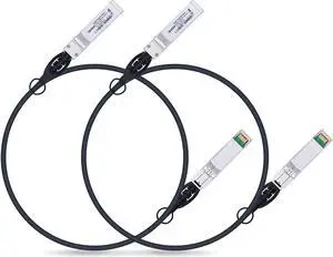 10G SFP+ Twinax Cable, Direct Attach Copper(DAC) Passive Cable, 1.5m (4.92ft), for Cisco SFP-H10GB-CU1.5M, Meraki, Ubiquiti, Mikrotik, Intel, Fortinet, Netgear, D-Link, Supermicro, TP-Link, 2 Pack 10G SFP+ Twinax Cable, Direct Attach Copper(DAC) Passive Cable, 1.5m (4.92ft), for Cisco SFP-H10GB-CU1.5M, Meraki, Ubiquiti, Mikrotik, Intel, Fortinet, Netgear, D-Link, Supermicro, TP-Link, 2 Pack