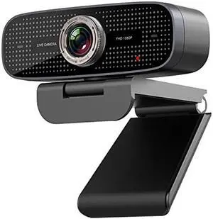 JETAKu 1080P Wide Angle Streaming Webcam - HD Web Camera with Microphone for Video Conferencing and Recording, USB Camera Plug and Play Compatible with PC/Laptop/Desktop