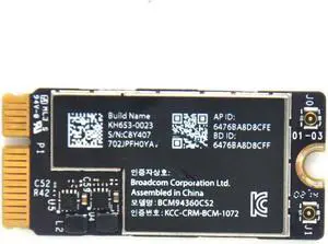 Pardarsey BCM94360CS2 WiFi Bluetooth Airport Wireless Card Replacement for MacBook Air 11" A1465 (2013, 2014, 2015) 13" A1466 (2013, 2014, 2015, 2017) (661-7465, 661-7481, 653-0023)
