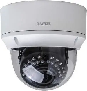 GAWKER G1083PDIR Dome CCTV Security Camera, 1080P HD-TVI/AHD/CVI and CVBS(Default) Video Out switchable, True Day&Night, IP66 Vandal Proof, 2.8-12mm Lens, IR Smart, DC12V/AC24V.
