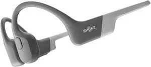 SHOKZ OpenRun (AfterShokz Aeropex) - Open-Ear Bluetooth Bone Conduction Sport Headphones - Sweat Resistant Wireless Earphones for Workouts and Running - Built-in Mic, with Headband
