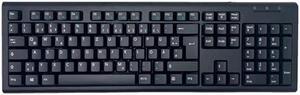 Hebrew & English Bilingual Language Keyboard (Black) (USB) (Windows)