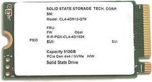 SSSTC SSD 512GB M.2 2242 42mm NVMe PCIe 4.0 CL4-4D512-Q79 Solid State Drive SED Opal Encryption for Lenovo Dell HP Laptop Ultrabook