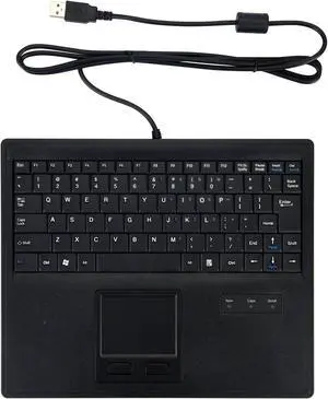 M MC Saite Wired Keyboard with Touchpad - 819 Portable Scissors Foot Structure - USB Port with 1 Hubs M MC Saite Wired Keyboard with Touchpad - 819 Portable Scissors Foot Structure - USB Port with 1 Hubs
