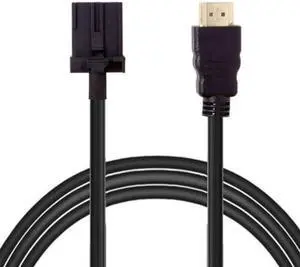 NFHK High Speed HDMI 1.4 Type E Male to Type A Male Video Audio Cable 1.5M Automotive Grade for Hyundai H1 Car