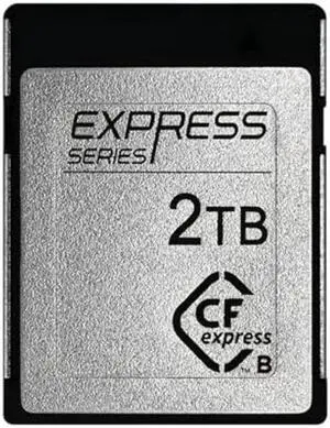 Novachips 2TB CFexpress Type B Memory Card Express Series - up to 8K RAW - Nikon Z6/Z8/Z9, BMD PYXIS 6K, RED V Raptor XL, other cameras (NN765C02T0TX9)