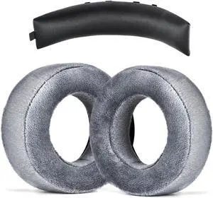 XBERSTAR Headphone Earpads and heanband Replacement Ear Pads Cover Cushions Compatible with Beyerdynamic DT700 Prox DT900 Prox Headphone (Thickened earpads+Black headband)
