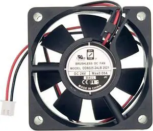 OD6025-24LB Cooling Fan for Viking 004551-000 Orion OD6025-24LB 000730-000, 000732-000, 12075003, PE050226, PE950185, V12075003,24V 0.08A 6CM 2-Wire