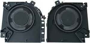 YFLAPFAN New CPU GPU Cooling Fans (The Main Fan) Intended for Dell Alienware X15 R1 R2 (RTX30) P111F Series Laptop Fan 082VD4 0V0G61 DC5V (Including 2 Pieces Bigger Fans)