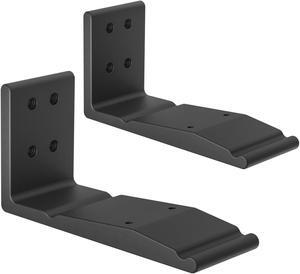 Heavy-Duty Metal Speaker Mount for Sonos Era 300 Wall Mount Bracket - Space Saving Speaker Wall Mount Shelf Compatible with Sonos Era 300 Mount for Better Sound, 2 Pack, Black