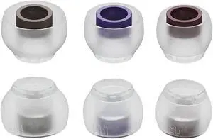 YINYOO 6 PCS/3 Pairs Earbud Tips and CCZ Melody Wired Earbuds