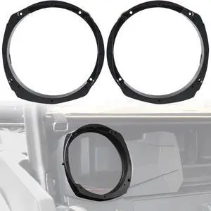 SAUTVS 6.5" Adapter Brackets of Speaker Pod for Polaris RZR XP 1000/XP 4 1000 2024+, 6.5" Adapter Mounts Brackets of Rear Seat Speaker Pods for Polaris RZR XP 1000/ XP 4 1000 2024+ Accessories (2PCS)