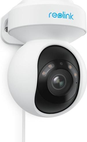 REOLINK 2K Outdoor Security Camera with Pan Tilt, F1.0 True Color Night Vision in Low-light Condition, 2.4/5GHz Dual-Band WiFi, Person/Vehicle/Animal Detection, 2 Way Audio, E1 Outdoor CX