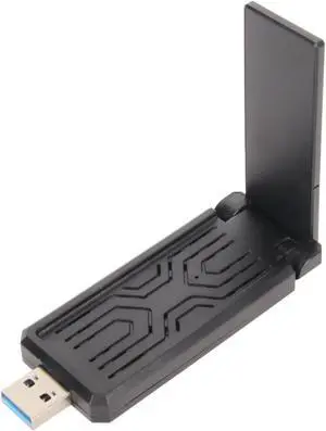 Yunseity 6E USB 3.0 Adapter, Triple Band 6Ghz 5.8GHz 2.4GHz, Gigabit Speed 3000Mbps USB Network Card, USB Network Card Adapter for Windows 10 11