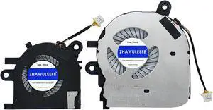 ZHAWULEEFB Replacement New Laptop CPU GPU Cooling Fan for HP EliteBook Folio 940 G1 940G1 1040 G1 1040G1 Series 739561-001 KDB0505HC-DC35 KDB0505HC-DC34 EG50040S1-C250-S9A Fan