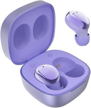 Mini Wireless Earbuds Smallest Invisible Bluetooth Noise Cancelling Blue Tooth Ear Buds for iPhone Mini True Tiny Wireless Earbuds for Small Ears Women Hidden Bluetooth Earbuds in-Ear Headphones