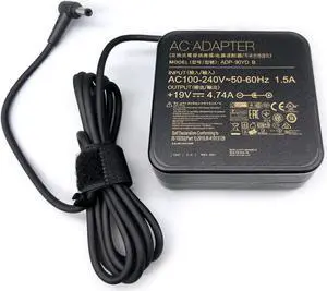 19V 4.74A 90W EXA1202YH AC Adapter Power Supply Compatible for Asus K53 K53B K53BY K53E Notebook with US Cable