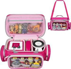 Steadtep Carrying Case Bag Compatible with Toniebox Audio Player Starter Set, for Tonies Figures Characters, Headphones & Charging Station, Toy Story Storage with Handle and Shoulder Strap (Bag Only)