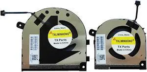TXLIMINHONG New CPU and GPU Cooling Fan for HP Envy X360 15-EY TPN-C157 EG50060S1-C610-S9A EG50040SA-CT00-S9A DC280011TS0SUO3 DC280011US0SO3 N09634-001 N09635-001 DC5V 2.5W FAN