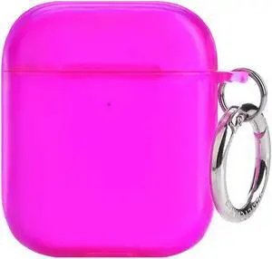 Velvet Caviar compatible with AirPods Case 2nd and 1st Generation - Cute Protective Hard Cover for Women - Neon Purple