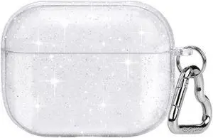 Velvet Caviar AirPods 3rd Generation Case Cute Protective Cover - Compatible with Apple AirPods 3 Case for Women with Keychain - Gen 3 (2021) (Stardust Glitter)