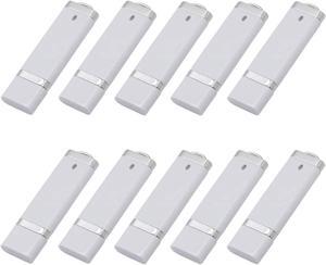 10PCS 32GB USB 2.0 Flash Drive -Bulk Pack-Memory Storage Thumb Stick Light