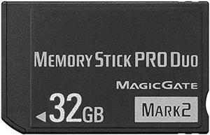 Original MS 32GB Memory Stick PRO Duo(MARK2 for PSP 1000 2000 3000 Camera Memory card