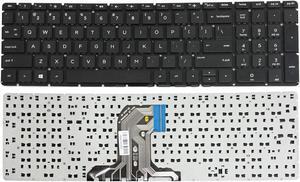 Yesvoo US Keyboard for HP Pavilion 15-AY047CA 15-AY053CA 15-AY068CA 15-AY039WM 15-AY041WM 15-AY001CY 15-AY002CY 15-AY003CY 15-AY004CY 15-AY005CY 15-AY006CY 15-AY007CY-AY008CY-AY009CY-AY010CY, Black
