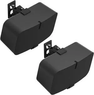 Yibracki Heavy Duty Speaker Wall Mount for Sonos Five & Play 5 Gen 2 Speaker Mount,Tilt & Swivel Adjustable Speaker Mount for Sonos Play:5 & Sonos 5 Wall Mount, Brackets Hold to 35lbs,2 Pack,Black