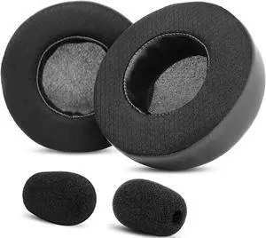 YunYiYi Virtuoso XT Upgrade Cooling-Gel Ear Cushions Compatible with Corsair Virtuoso RGB Wireless SE/Virtuoso XT Gaming Headphones,Hybrid Fabric Memory Foam,Increased Thickness