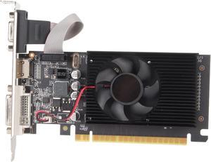 Zopsc GT610 2GB Graphics Card for Gaming PC, with HDMI VGA DVI Port, PCI Express X16 1.1 Fast Cooling 64bit Graphics Card for Desktop Computers.
